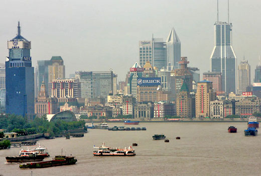 Shanghai Skyline 2005 by Brad Stern