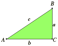 Image result for images of a right triangle with a,b,and c