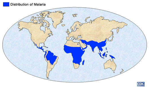 Distribution of Malaria